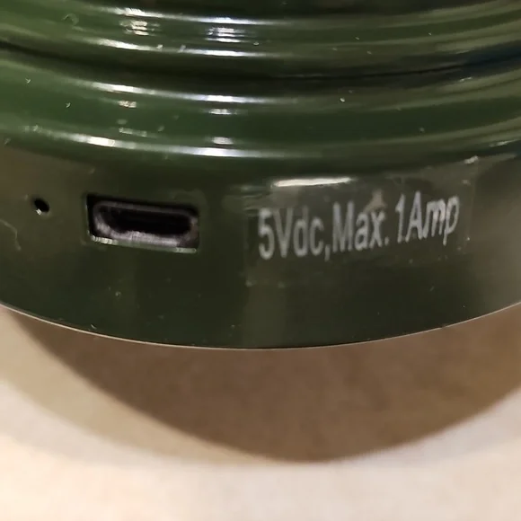 New Hearth And Hand Dark Green Rechargeable Table Lamp - Picture 6 of 7